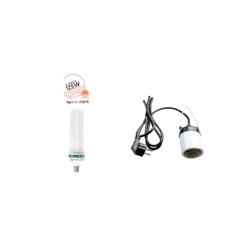 125w cfl grow light bulb GROWING KIT PEPER 125W CFL AGRO