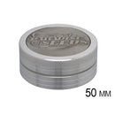 PARADISE SEEDS - GRINDER  3D LOGO SILVER 50 MM 2 PIECES