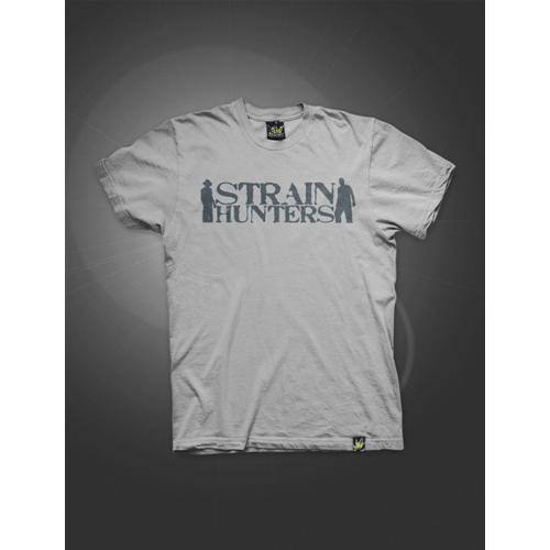 STRAIN HUNTERS T-SHIRT MEN LIGHT GRAY [M]