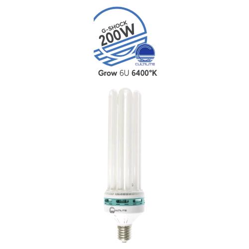 CULTILITE - G-SHOCK 200W GROW - CFL LOW CONSUMPTION LAMP - 6400�K
