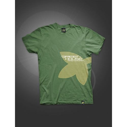 GREEN HOUSE t-shirt BIG LEAF men GREEN [S]