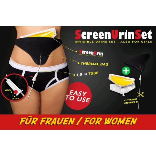 CLEANU - SCREEN URIN SET - FOR WOMAN