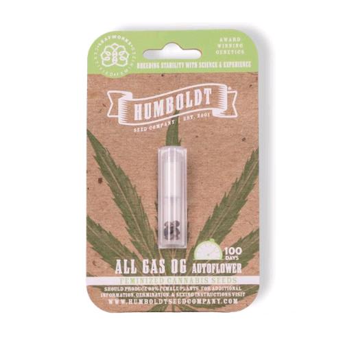HUMBOLDT SEED COMPANY - ALL GAS OG AUTO - 3 SEEDS
