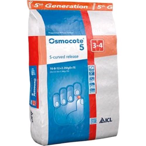 OSMOCOTE 5 S-CURVED 3-4M - 25 KG