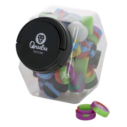 QNUBU - 5ML JAR SILICONE CONTAINERS (50 UNITS)