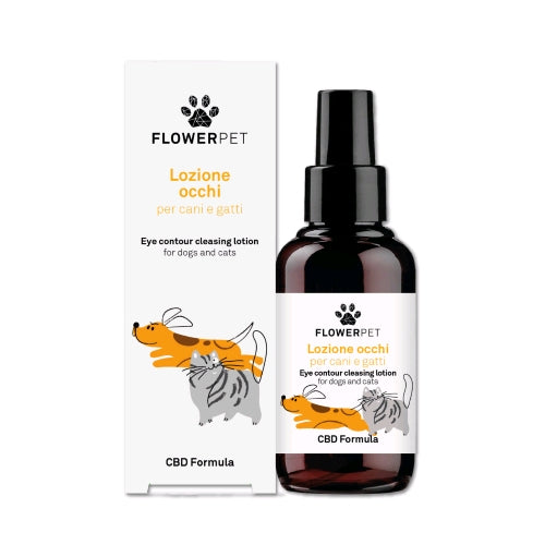 FLOWER FARM - CBD EYE LOTION FOR DOGS AND CATS - 100 ML