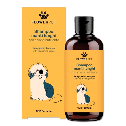 FLOWER FARM - SHAMPOO FOR LONG COATS WITH NOURISHING ACTION - 250 ML