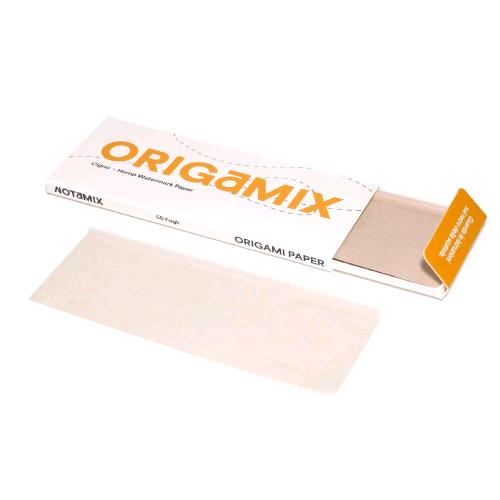 ORIGAMIX - ORIGAMI PAPER - SWAN - HEMP WATERMARK PAPER - BOX OF 50 BOOKLETS WITH 50 SHEETS