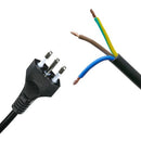 ELECTRIC CABLE WITH ITALIAN TRIPOLAR PLUG - 3X1 - 160 CM - 10A