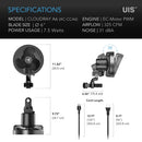 AC INFINITY - CLOUDRAY A6 - 150MM - MANUAL SWIVEL