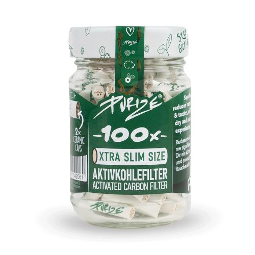PURIZE - XTRA SLIM JAR - WHITE - 100PCS