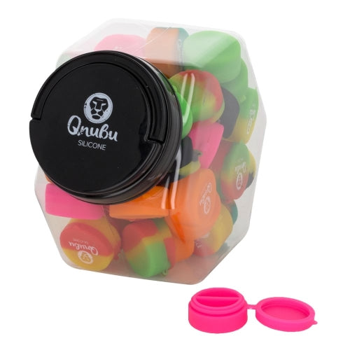 QNUBU - 7ML JAR SILICONE CONTAINERS (50 UNITS)