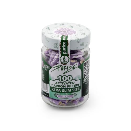 PURIZE - XTRA SLIM JAR - LILAC - 5.9 MM - 100PCS