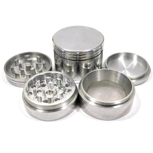 SECRET SMOKE ALUMINIUM GRINDER - FOUR PARTS - � 50MM