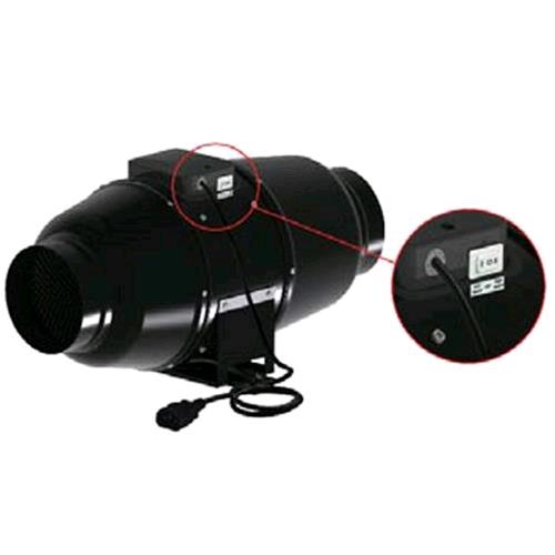 VENTS - TTM150RV �150 - MIXFLOW ACOUSTIC FAN WITH ON/OFF SWITCH AND POWERCORD - 405-555MC/H