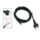 ELECTRIC CABLE WITH ITALIAN TRIPOLAR PLUG - 3X0.75 - 80 CM