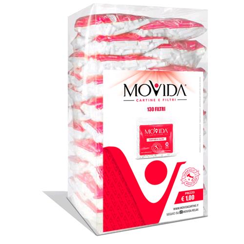 MOVIDA - SMOKING FILTER 90 BAGS * 130 FILTERS EACH 6mm