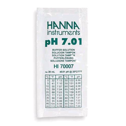 HANNA CALIBRATION SOLUTION PH 7.01 SACHET 20 ML (25PCS)