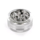 ROYAL QUEEN SEEDS - ALUMINIUM TRANSPARENT GRINDER - 2 PARTS 48MM