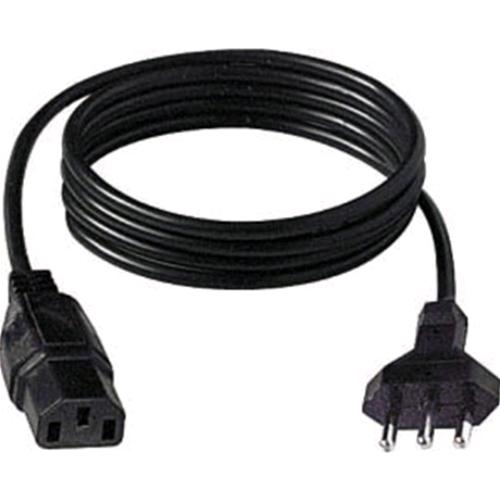 R13 PLUG CABLE + ITALIAN TRIPOLAR PLUG - 3X1 - 16/A - 140 CM