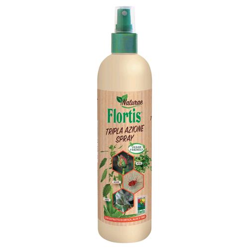 FLORTIS - TRIPLE ACTION SPRAY - 500ML - TRIPEL ACTION AGAINST INSECTS, MITES AND DESEASES