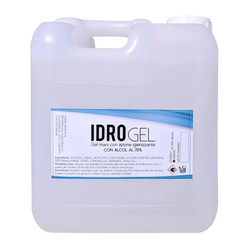 IDROGEL - SANITIZING GEL 70% ALCOHOL - 5L