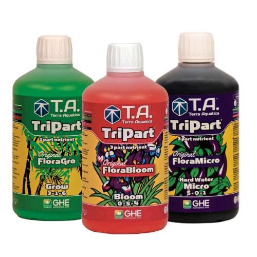 TERRA AQUATICA (GHE) - STARTER KIT TRIPART - HARD WATER 3X500ML