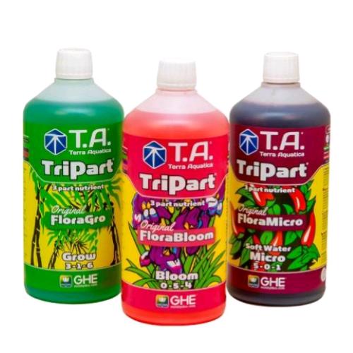 TERRA AQUATICA (GHE) - STARTER KIT TRIPART - SOFT WATER 3X500ML