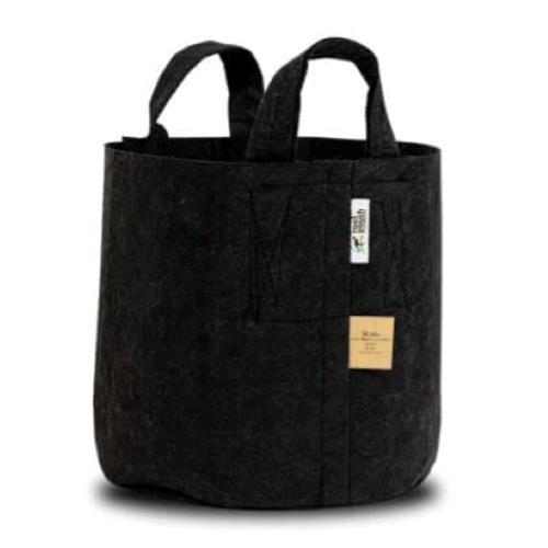 ROOT POUCH - TEXTILE POT WITH HANDLES BLACK - 56L