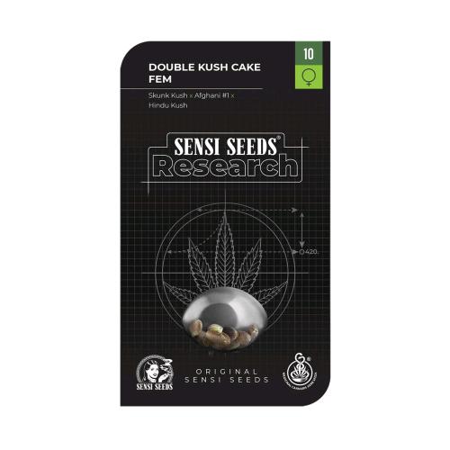 SENSI SEEDS - DOUBLE KUSH CAKE FEMINIZED - RESEARCH -5 SEEDS