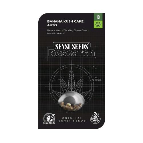 SENSI SEEDS - BANANA KUSH CAKE AUTO - RESEARCH - 10 SEEDS