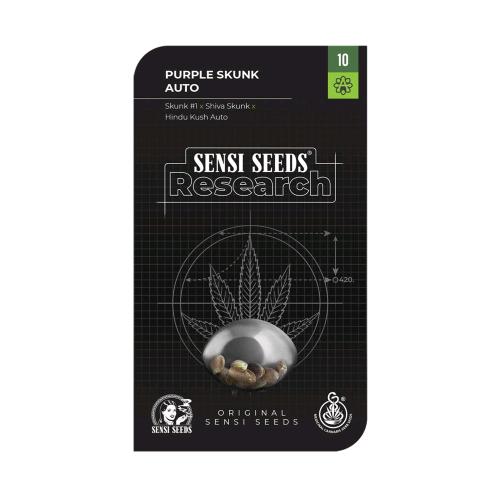 SENSI SEEDS - PURPLE SKUNK AUTO - RESEARCH - 3 SEEDS