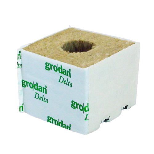 GRODAN ROCKWOOL CUBES - 7.5X7.5X7.5 CM - HOLES ? 2,5 CM