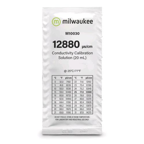 MILWAUKEE CALIBRATION BUFFER SOLUTION EC 12880 ?S/CM - 20 ML