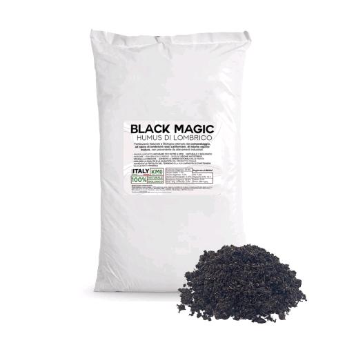 BLACK MAGIC - BIO WORM HUMUS - MADE IN ITALY - 10 KG