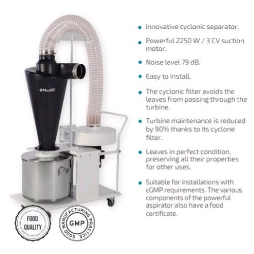 NEW - MASTERTRIMMER - TRIM FILTER LEAF COLLECTOR - MT TUMBLER 500 (food grade gmp)