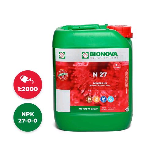 BIONOVA - N 27 - NITROGEN 27% - 5L