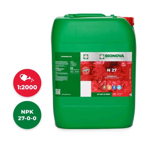 BIONOVA - N 27 - NITROGEN 27% - 20L