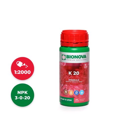 BIONOVA - K 20 - POTASSIUM 20% - 250ML