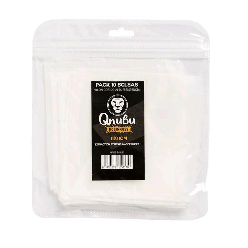 QNUBU - ROSIN PRESS BAG (10PZ) - 11X11CM 160 MICRON