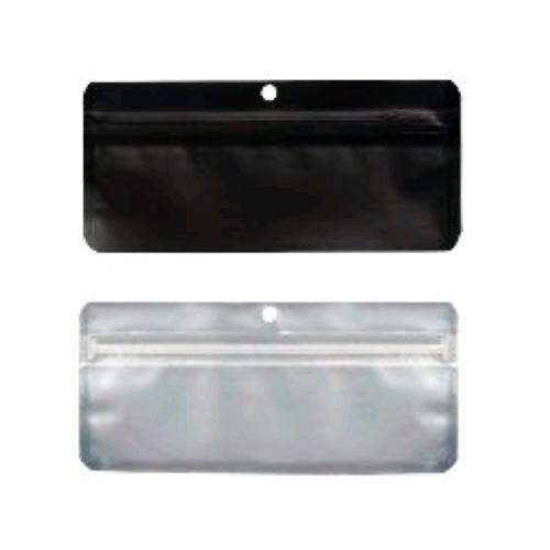 QNUBU - ZIP BAGS - DOYPACK SMELL PROOF BLACK - 50PZ 15X7CM