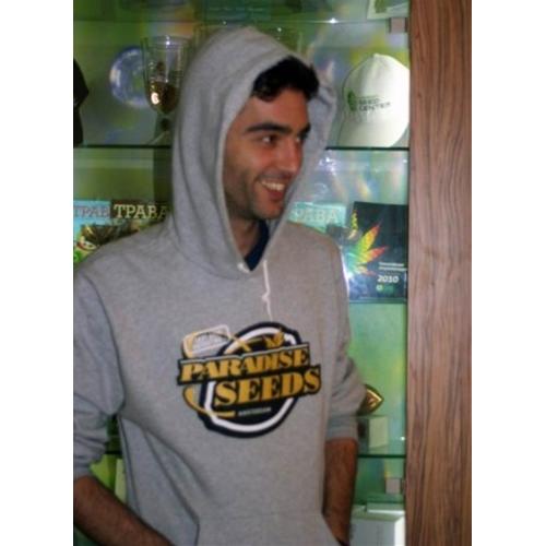 PARADISE SEEDS Hooded Sweater LIGHT GRAY [XXL]