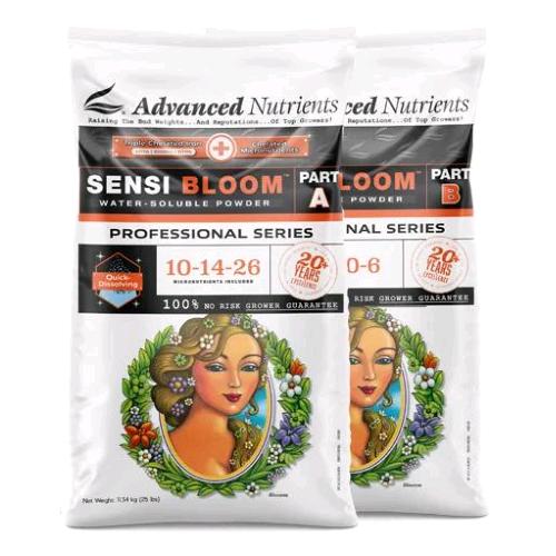 *** UNTIL STOCK LASTS*** ADVANCED NUTRIENTS - SENSI BLOOM A+B WATER SOLUBLE - 11.3KG