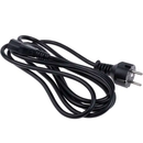 Black 3x1.5mm Cable with Schuko Plug + IEC C13 Female Connector 2m