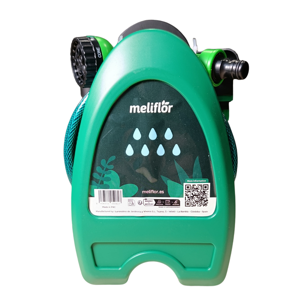 Meliflor Irrigation Set (Flexible Hose + Quick Connector + Watering Gun + Wall Bracket)