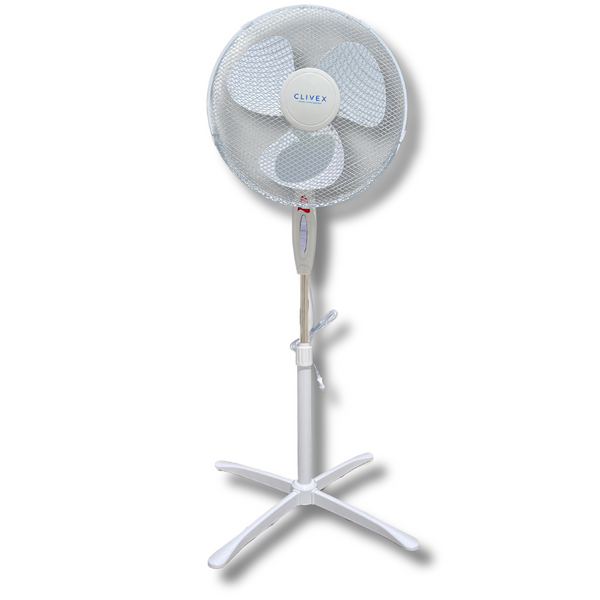 Clivex Eco V2 3 Speeds 40cm Pedestal Fan (45W)