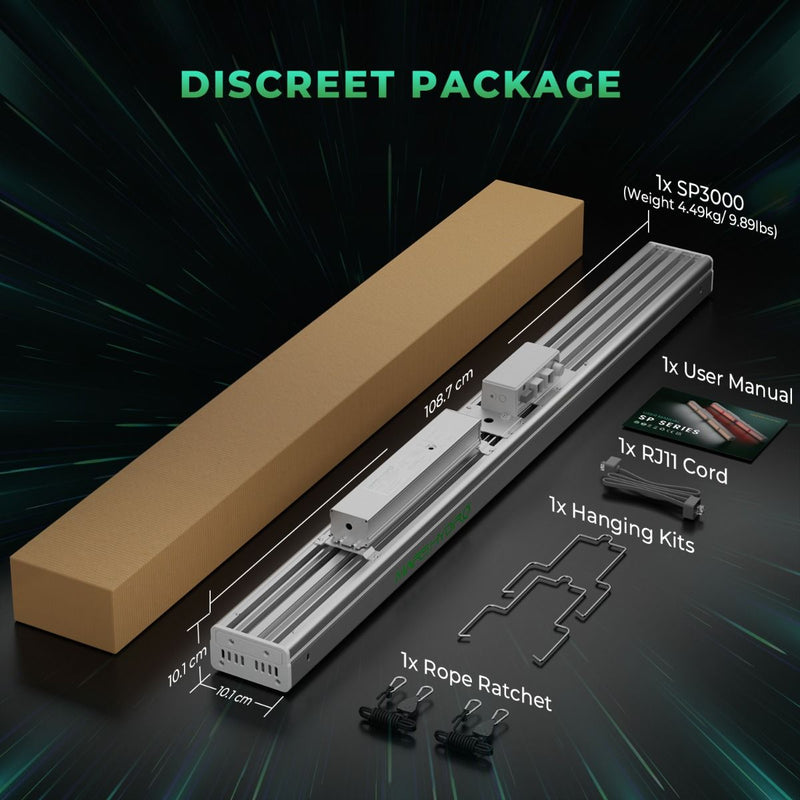 Mars Hydro SP 3000 Full Spectrum 300W High Intensity LED Grow Light
