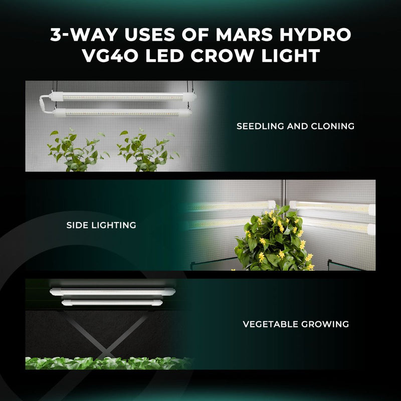 Mars Hydro VG40 40W 2ft LED T5 Grow Lights Indoor Plants For Veg And Seedling