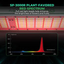 Mars Hydro SP 3000R 650-665nm Red Spectrum LED Grow Light For Greenhouse Supplemental Or Top Lighting